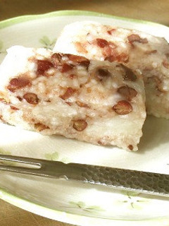 波里お米の粉ともち米で、でっちあずきを-レシピのメイン写真
