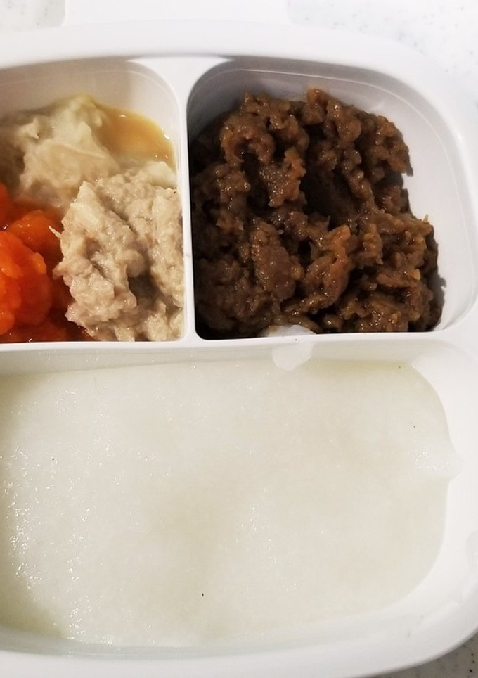 口蓋裂の術後ご飯 筑前煮とブリの照り焼き-レシピのメイン写真