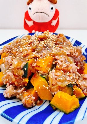 カボチャそぼろあんかけ-レシピのメイン写真