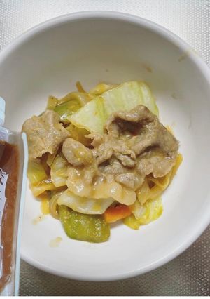 「餃子が止まらない」回鍋肉風野菜炒め！-レシピのメイン写真