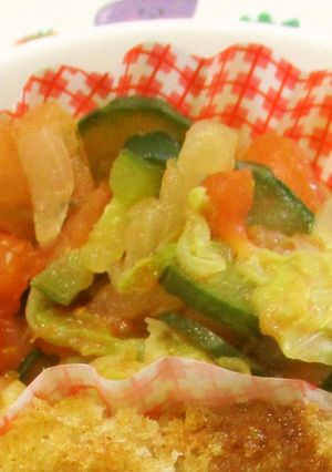 保育園給食★トマトサラダ-レシピのメイン写真