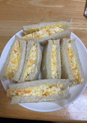 満腹たまごサンドイッチ-レシピのメイン写真