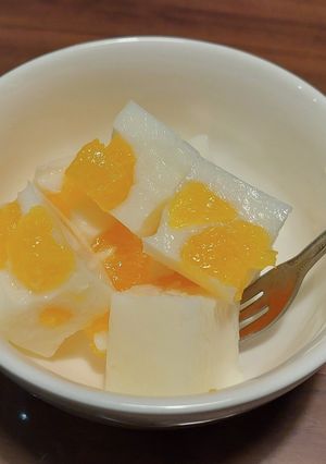 妊婦おやつにも☆ヘルシーな牛乳寒天-レシピのメイン写真