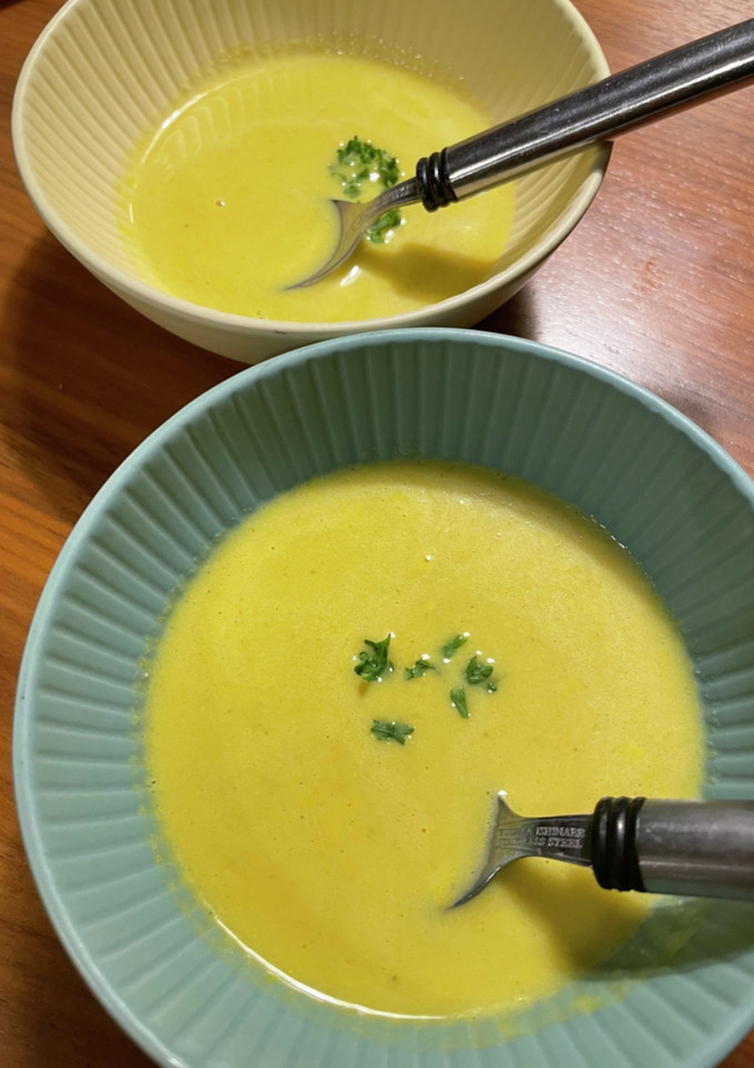 『種とわたを使った』かぼちゃのスープ-レシピのメイン写真