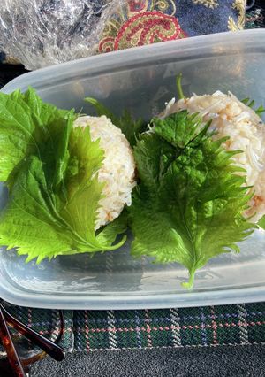 大葉巻き雑魚おにぎり-レシピのメイン写真
