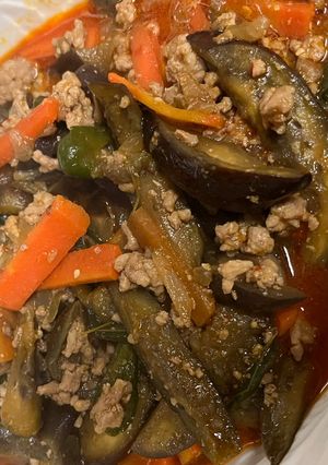 おうちにある材料で❤麻婆茄子-レシピのメイン写真