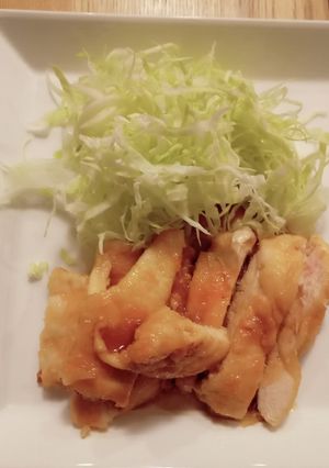 米粉でヘルシー！鶏胸肉の照り焼き-レシピのメイン写真