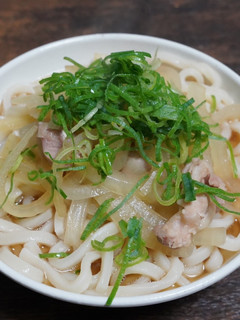 秒殺!玉ねぎジャクジャク簡単うどん!-レシピのメイン写真