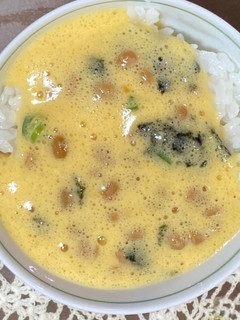 ふわふわトロトロ納豆たまごかけご飯-レシピのメイン写真