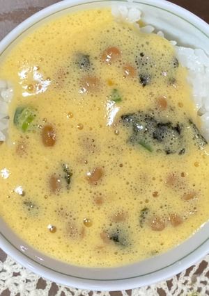 ふわふわトロトロ納豆たまごかけご飯-レシピのメイン写真