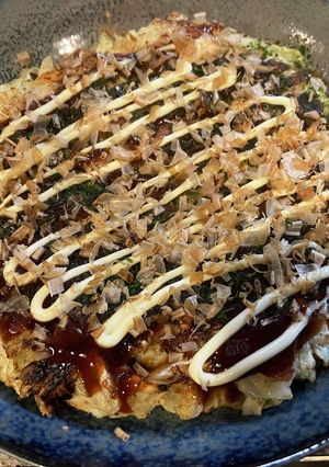 米粉でキャベツたっぷりお好み焼き-レシピのメイン写真