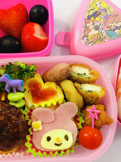 簡単キャラ弁♡マイメロディー-レシピのメイン写真