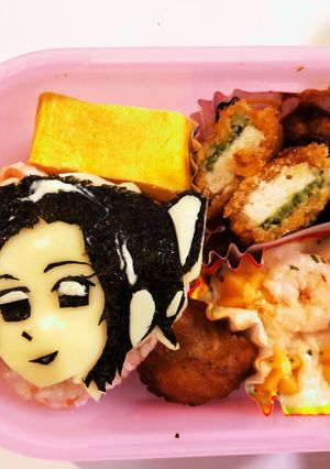 簡単キャラ弁♡胡蝶しのぶ-レシピのメイン写真
