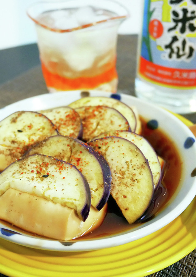 蒲焼のタレで！豆腐とナスのトロトロ蒸し-レシピのメイン写真