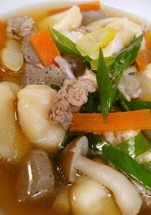 米粉ですいとん☆どんな味？(^_-)-☆-レシピのメイン写真