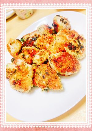 鶏むね肉のパン粉焼き-レシピのメイン写真
