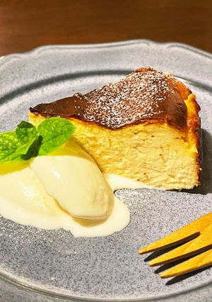 かんたん焼き芋バスクチーズケーキ-レシピのメイン写真