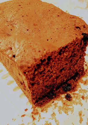 レンジで2分！オートミールのチョコケーキ-レシピのメイン写真