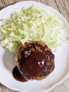 おばあちゃんの見よう見まね ハンバーグ♡-レシピのメイン写真
