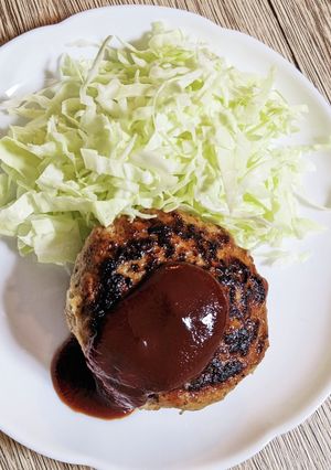 おばあちゃんの見よう見まね ハンバーグ♡-レシピのメイン写真