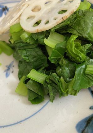 すこしだけ蒸し野菜(小松菜)-レシピのメイン写真