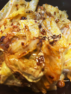 秒で作るキャベツの食べるラー油炒め-レシピのメイン写真