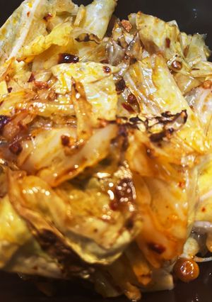 秒で作るキャベツの食べるラー油炒め-レシピのメイン写真