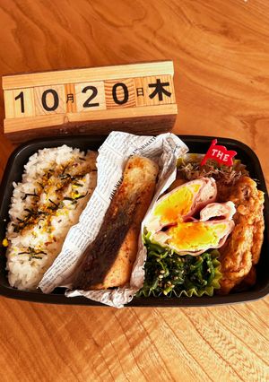 2022.10/20 中学生男子お弁当-レシピのメイン写真