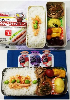 豚肉パプリカ炒め弁当(10.20)-レシピのメイン写真