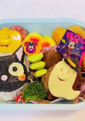 簡単キャラ弁♡ハロウィン弁当-レシピのメイン写真