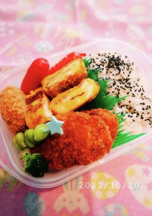 息子弁当10/20-レシピのメイン写真