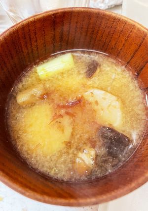 信州味噌でほっこり味噌汁-レシピのメイン写真