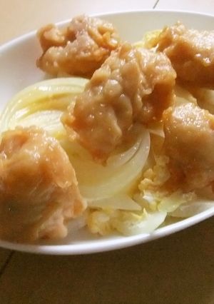 米粉でサクサク♫後のせ親子丼-レシピのメイン写真