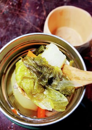 【スープ食】レタスの塩レモンスープパスタ-レシピのメイン写真
