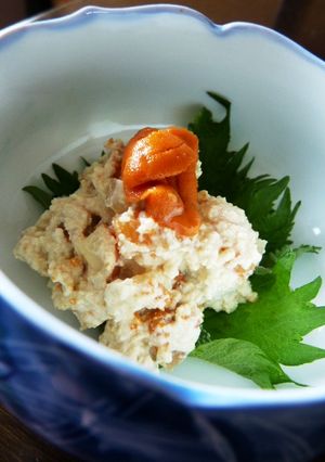雲丹（ウニ）と３種のチーズの白和え-レシピのメイン写真