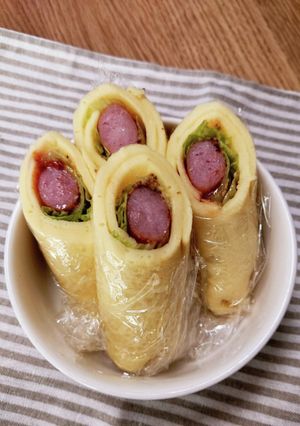 米粉のふわふわウィンナーロール-レシピのメイン写真