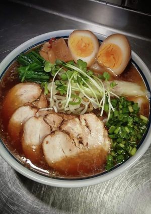 味玉ワンタン叉焼麺w❨(@≧↺≦@)❩ノ-レシピのメイン写真