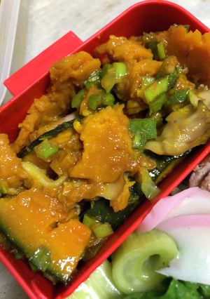 かぼちゃと豚肉の焼き漬け-レシピのメイン写真