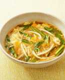 ホッと温まる♪野菜たっぷり麻婆スープ