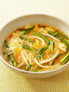 ホッと温まる♪野菜たっぷり麻婆スープ-レシピのメイン写真