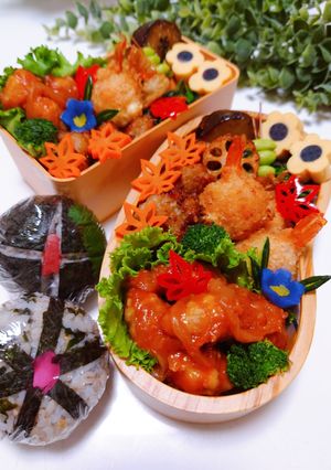 女子学生のお弁当（2022.10.20）-レシピのメイン写真