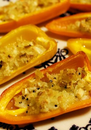 フルーツパプリカのガーリックパン粉焼き-レシピのメイン写真