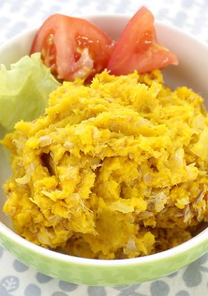 レンジで楽ラク*かぼちゃとツナのサラダ-レシピのメイン写真