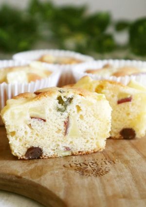 ごろっとさつまいもの米粉カップケーキ-レシピのメイン写真