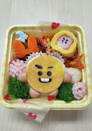 BTS〜BT21〜シューキー、キャラ弁-レシピのメイン写真