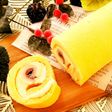クリームも米粉使用♪米粉のロールケーキ