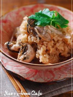 牡蠣と新牛蒡の炊き込みご飯-レシピのメイン写真