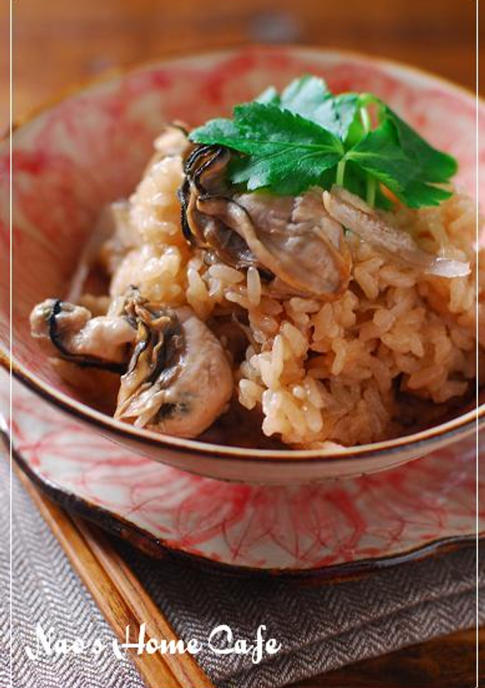 牡蠣と新牛蒡の炊き込みご飯-レシピのメイン写真