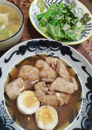 ご飯進み過ぎ!!鶏水晶の漬け煮-レシピのメイン写真