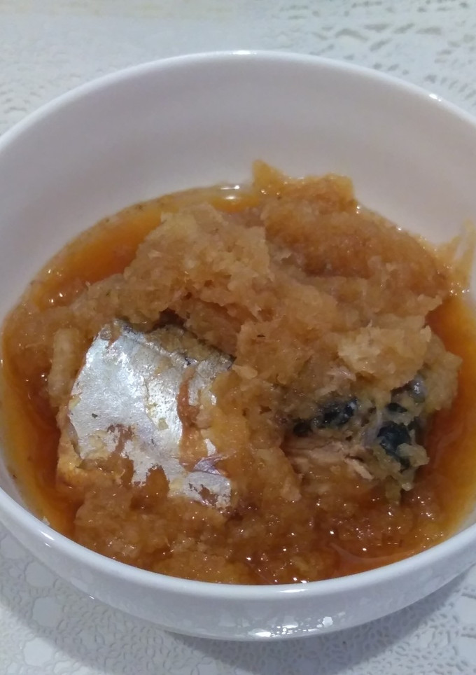【超簡単】さば缶のヘルシーみぞれ煮-レシピのメイン写真